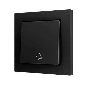 ZS55 - Pulsador Soft simple para 1 entrada binaria 55x55 mm