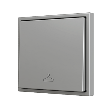 ZS70 - Pulsador Soft simple para 1 entrada binaria 70x70 mm